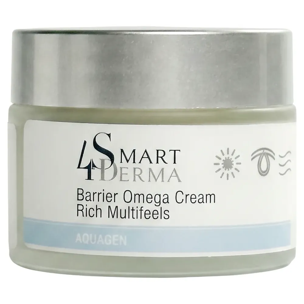 Роскошный питательный крем с церамидами Smart4Derma Barrier Omega Cream Rich Multifeels  - фото 1