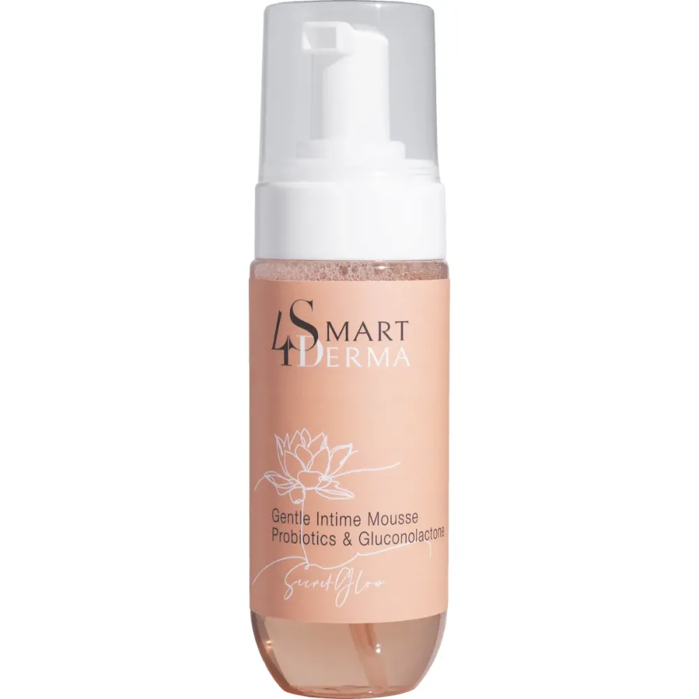 Осветляющая антиоксидантная пенка для деликатных зон Smart4Derma Gentle Intime Mousse  - фото 1