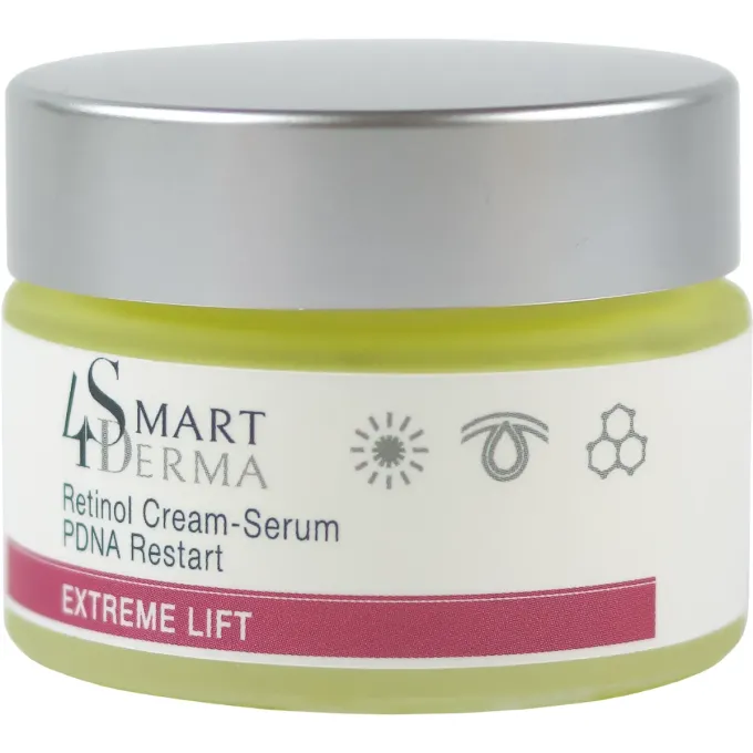 Омолаживающая сыворотка с ретинолом для возрастной кожи Smart4Derma Retinol Cream-Serum PDNA Restart
