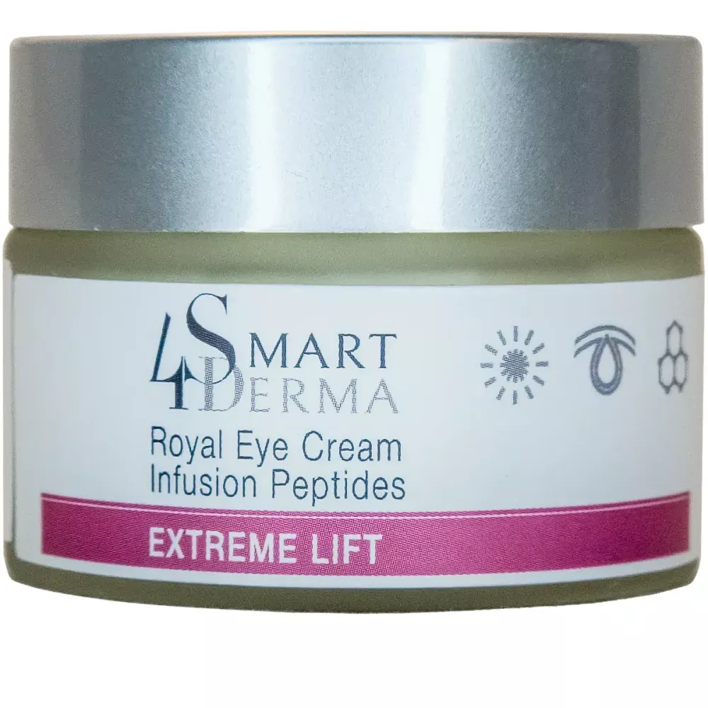 Антивозрастной пептидный крем для контура глаз Smart4Derma Royal Eye Cream Infusion Peptides  - фото 1