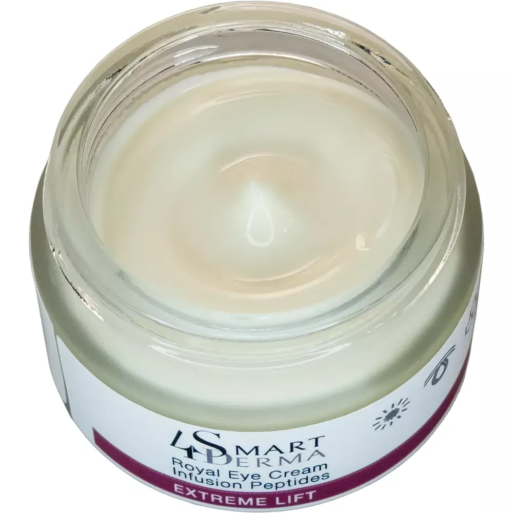 Антивозрастной пептидный крем для контура глаз Smart4Derma Royal Eye Cream Infusion Peptides  - фото 3