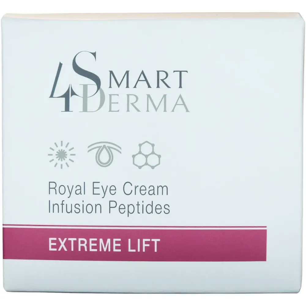Антивозрастной пептидный крем для контура глаз Smart4Derma Royal Eye Cream Infusion Peptides  - фото 6