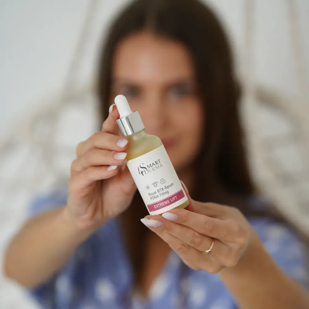 Ліфтинг-сироватка з ботокс-ефектом для омолодження шкіри Smart4Derma Royal BTX-Serum PDNA Filling  - фото 5