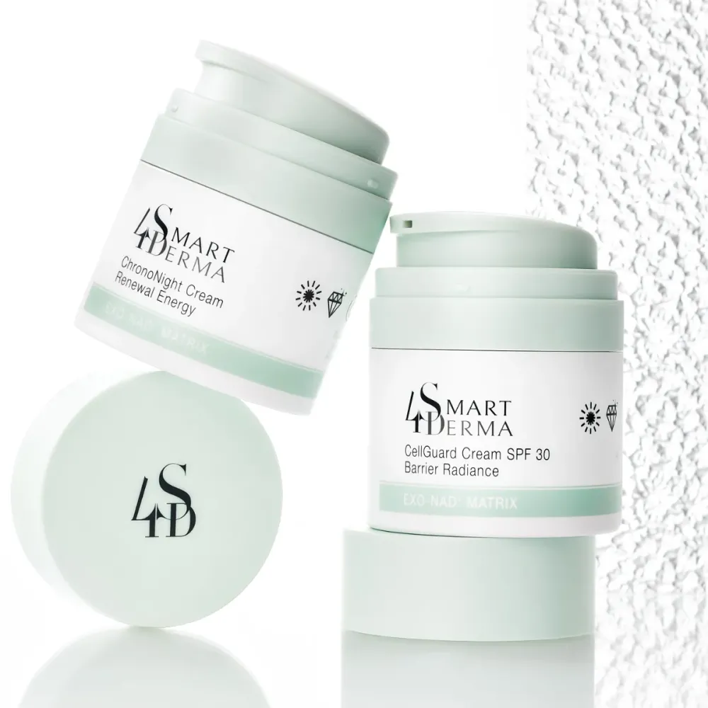 Омолаживающий экзосомальный дневной крем SPF 30 с NAD+ Smart4Derma CellGuard Cream Barrier Radiance  - фото 2