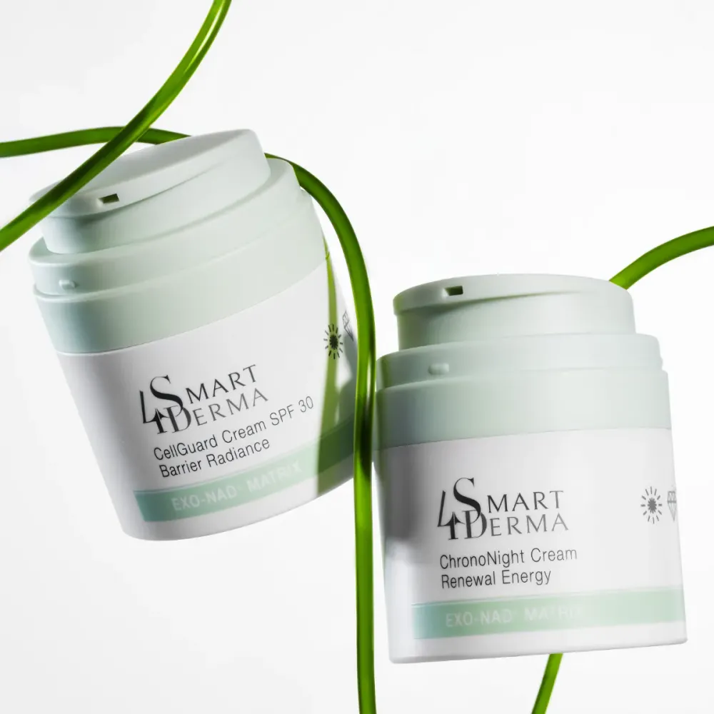 Восстанавливающий экзосомальный ночной крем с NAD+ Smart4Derma ChronoNight Cream Renewal Energy  - фото 2