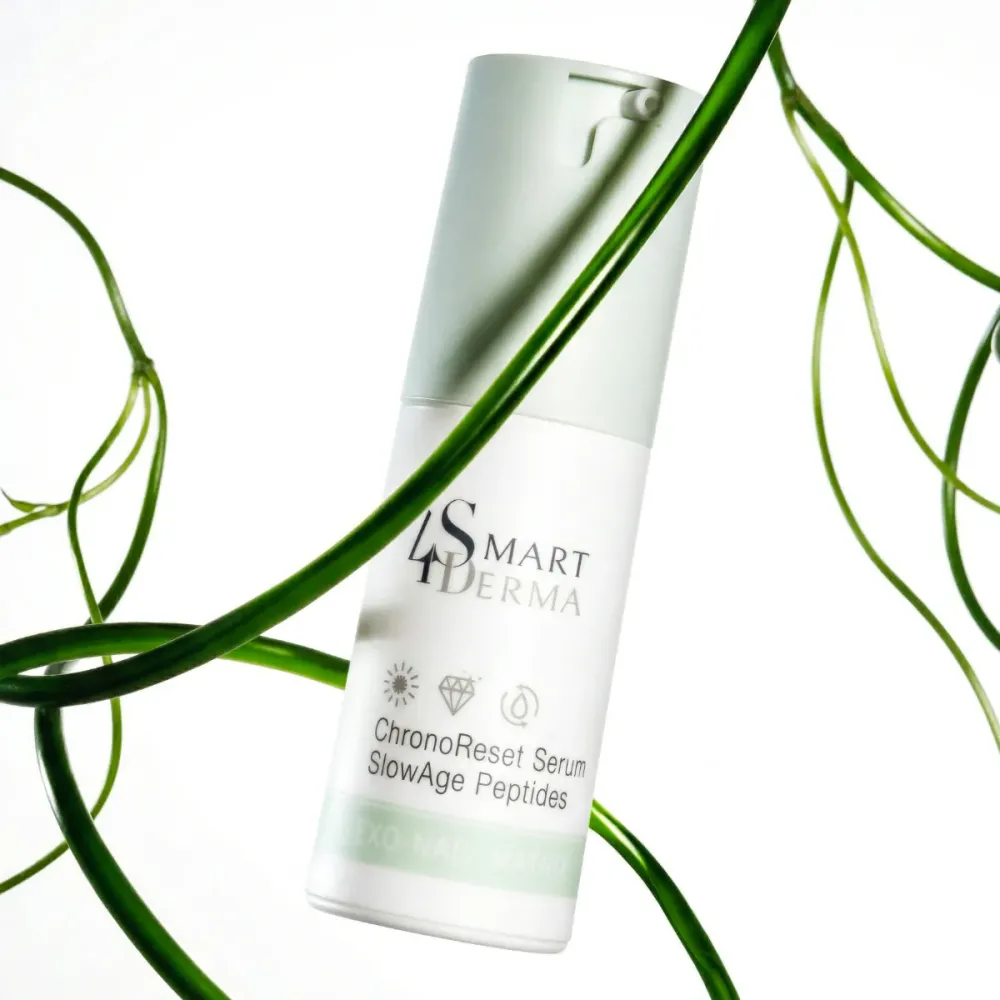 Антивозрастная восстанавливающая пептидная сыворотка с NAD+ Smart4Derma ChronoReset Serum Slow Age Peptides  - фото 2