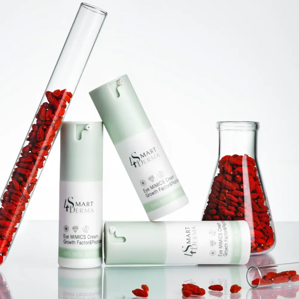 Омолаживающий крем для век с пептидами и NAD+ Smart4Derma Eye Mimics Cream Growth Factor&Peptides  - фото 2