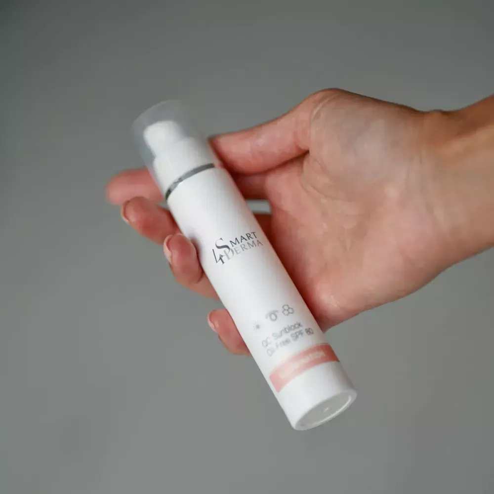 Антиоксидантний ультразахисний крем SPF 80 для жирної шкіри Smart4Derma QC Sunblock Oil-Free  - фото 3