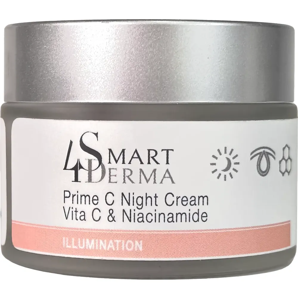 Антиоксидантный восстанавливающий ночной крем для всех типов кожи Smart4Derma Prime C Night Cream  - фото 1