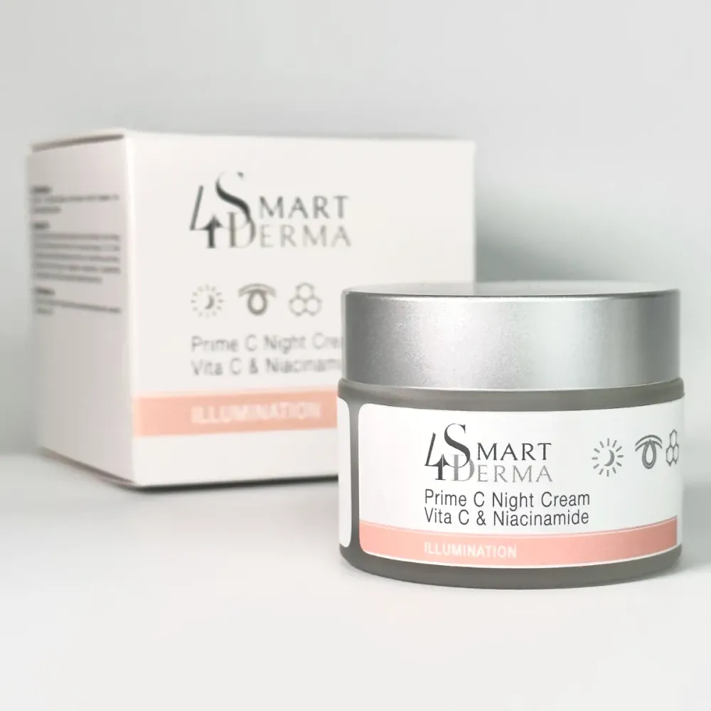 Антиоксидантный восстанавливающий ночной крем для всех типов кожи Smart4Derma Prime C Night Cream  - фото 3