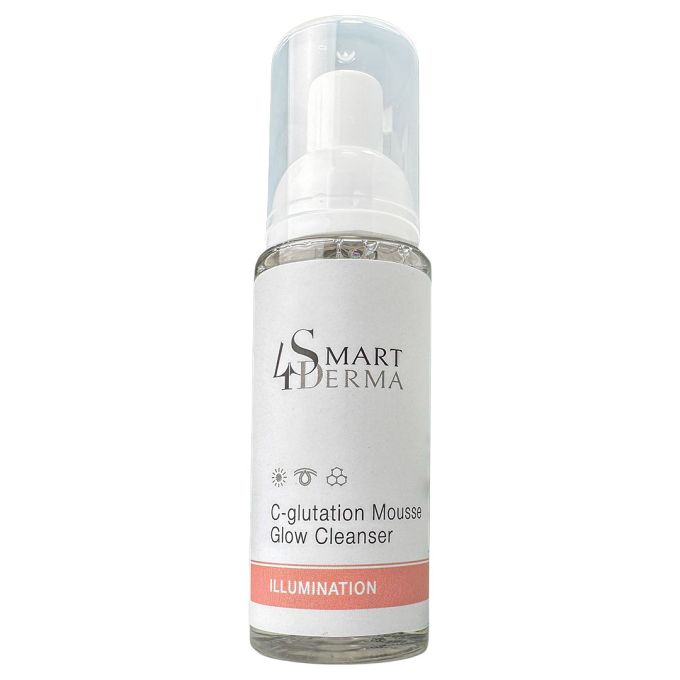 Осветляющая пенка с витамином C и глутатионом Smart4Derma C-glutation Mousse Glow Cleanser