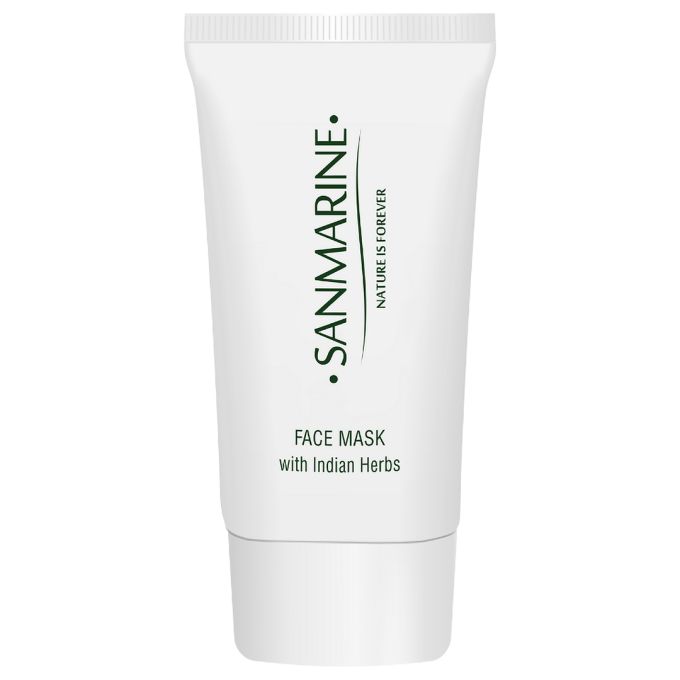 Успокаивающая маска с индийскими травами Sanmarine Face Mask With Indian Herb
